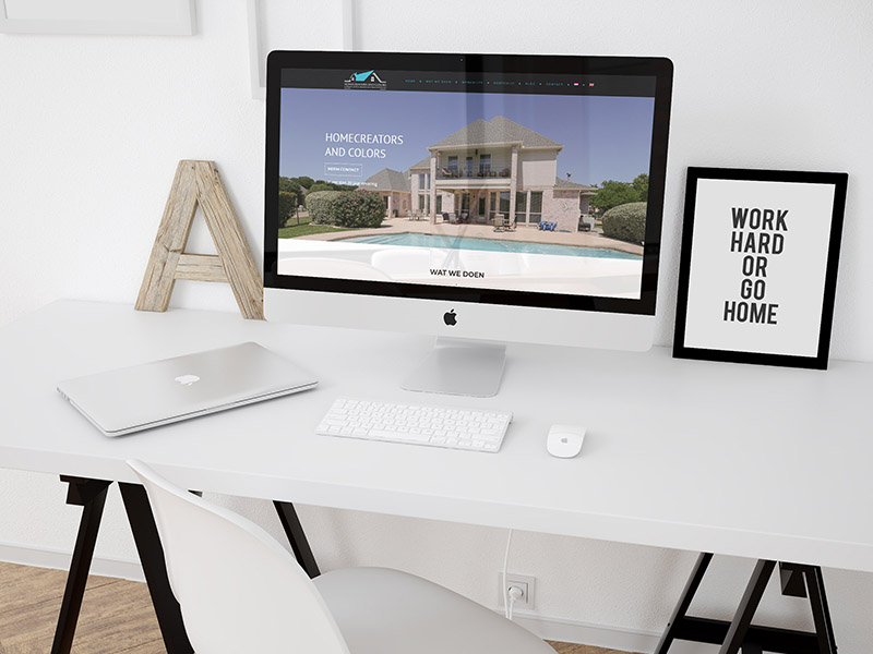 website homecreators and colors